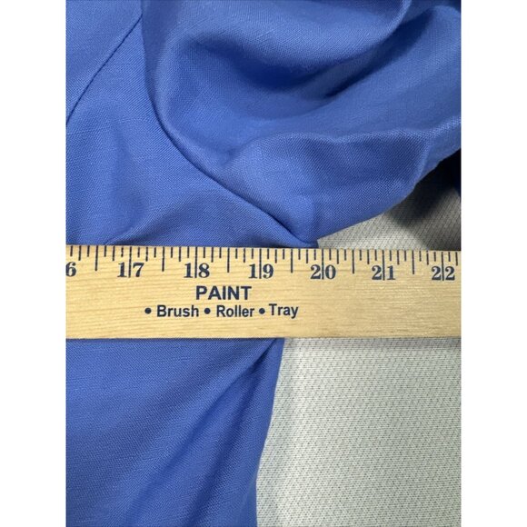 Yves Cossette Depeche Mode Womens Linen Blend Jacket & Dress Size 14 Blue - Picture 5 of 14